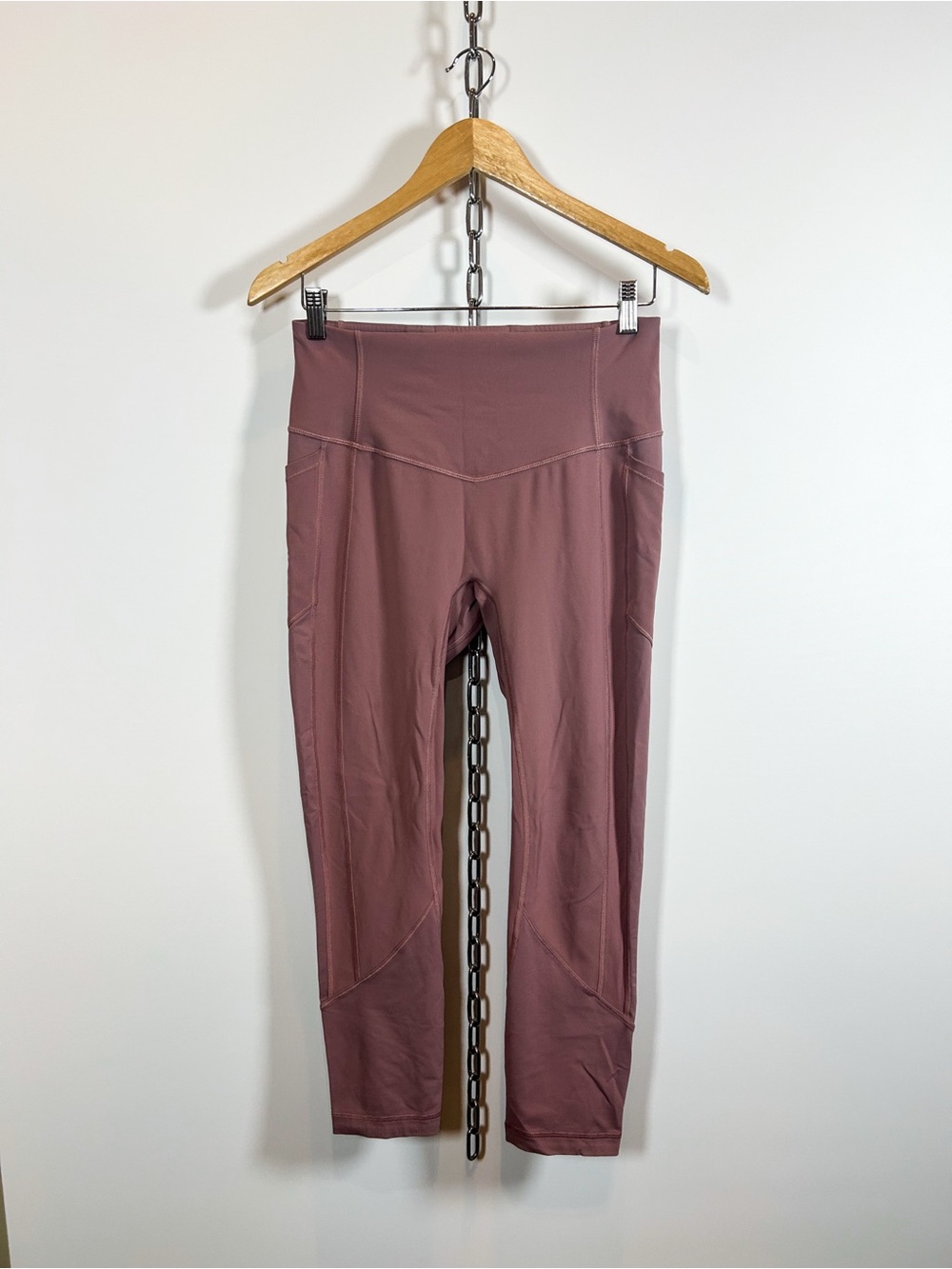 Lululemon All The Right Places Leggings 23” in Figue (Mauve)
